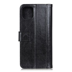 Leather Case Stands Flip Cover T09 Holder for Xiaomi Mi 11 Lite 4G Black