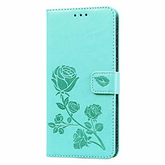 Leather Case Stands Flip Cover T09 Holder for Xiaomi Redmi 10X 4G Green
