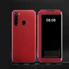 Leather Case Stands Flip Cover T09 Holder for Xiaomi Redmi Note 8T Red