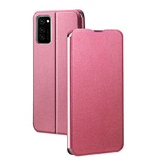 Leather Case Stands Flip Cover T10 Holder for Huawei Honor V30 Pro 5G Pink