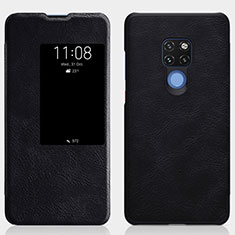 Leather Case Stands Flip Cover T10 Holder for Huawei Mate 20 Black