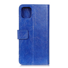 Leather Case Stands Flip Cover T10 Holder for Xiaomi Mi 11 Lite 5G NE Blue