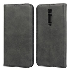 Leather Case Stands Flip Cover T10 Holder for Xiaomi Mi 9T Black
