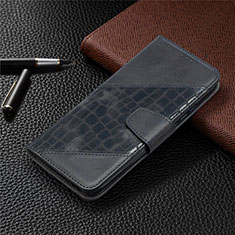 Leather Case Stands Flip Cover T10 Holder for Xiaomi Redmi 9i Black