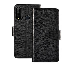 Leather Case Stands Flip Cover T11 Holder for Huawei Nova 5i Black