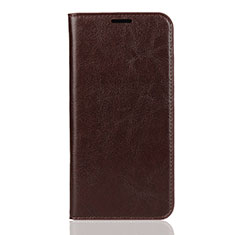 Leather Case Stands Flip Cover T11 Holder for Xiaomi Redmi K20 Brown