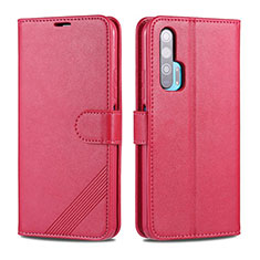 Leather Case Stands Flip Cover T12 Holder for Huawei Honor 20 Pro Red