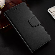 Leather Case Stands Flip Cover T12 Holder for Huawei Honor 20E Black