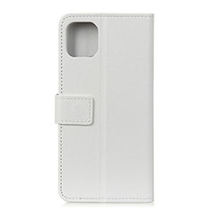 Leather Case Stands Flip Cover T12 Holder for Xiaomi Mi 11 Lite 5G NE White