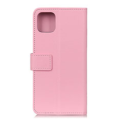 Leather Case Stands Flip Cover T12 Holder for Xiaomi Mi 11 Lite 5G Pink