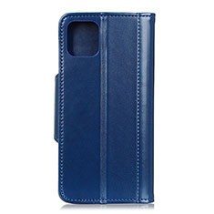 Leather Case Stands Flip Cover T15 Holder for Xiaomi Mi 11 5G Blue