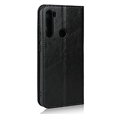 Leather Case Stands Flip Cover T15 Holder for Xiaomi Redmi Note 8T Black