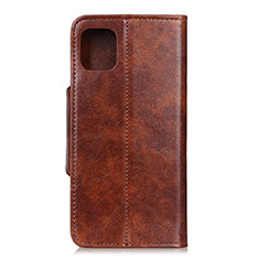 Leather Case Stands Flip Cover T18 Holder for Xiaomi Mi 11 5G Light Brown