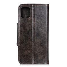 Leather Case Stands Flip Cover T18 Holder for Xiaomi Mi 11 Lite 5G Brown