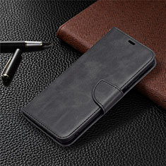 Leather Case Stands Flip Cover T18 Holder for Xiaomi Poco M3 Black