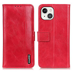 Leather Case Stands Flip Cover T20 Holder for Apple iPhone 13 Red