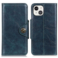 Leather Case Stands Flip Cover T21 Holder for Apple iPhone 13 Blue