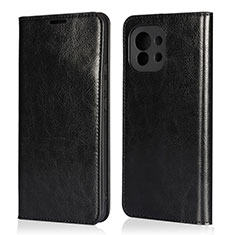 Leather Case Stands Flip Cover T21 Holder for Xiaomi Mi 11 5G Black