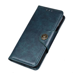 Leather Case Stands Flip Cover T23 Holder for Apple iPhone 15 Pro Blue