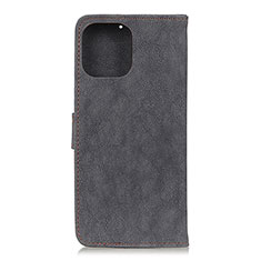 Leather Case Stands Flip Cover T23 Holder for Xiaomi Mi 11 Lite 4G Black