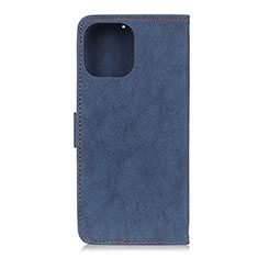 Leather Case Stands Flip Cover T23 Holder for Xiaomi Mi 11 Lite 4G Blue