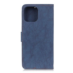 Leather Case Stands Flip Cover T23 Holder for Xiaomi Mi 11 Lite 5G NE Blue