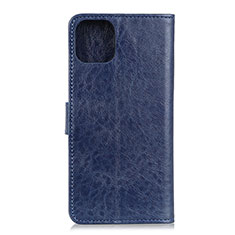 Leather Case Stands Flip Cover T26 Holder for Xiaomi Mi 11 Lite 4G Blue