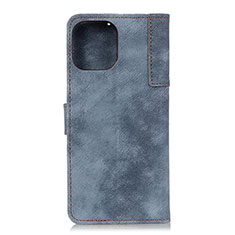 Leather Case Stands Flip Cover T29 Holder for Xiaomi Mi 11 Lite 4G Blue