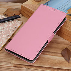 Leather Case Stands Flip Cover Z01 Holder for Apple iPhone 13 Pro Max Pink