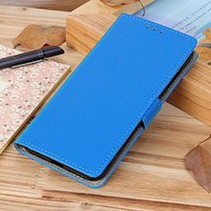 Leather Case Stands Flip Cover Z01 Holder for Apple iPhone 15 Pro Max Blue