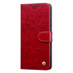 Leather Case Stands Flip Cover Z02 Holder for Samsung Galaxy A51 5G Red