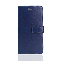 Leather Case Stands Flip Holder Cover for Huawei Y5 (2018) Blue