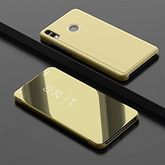 Leather Case Stands Flip Mirror Cover Holder for Huawei Honor View 10 Lite Gold