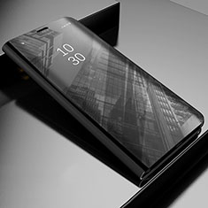 Leather Case Stands Flip Mirror Cover Holder M04 for Xiaomi Mi 11 5G Black