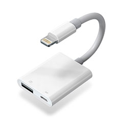 Lightning to USB OTG Cable Adapter H01 for Apple iPad Air 2 White