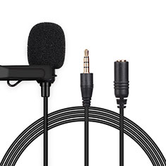 Luxury 3.5mm Mini Handheld Microphone Singing Recording K06 for Vivo X80 5G Black