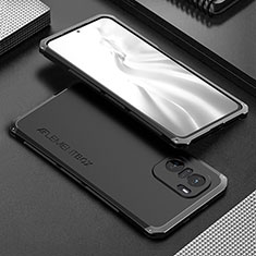 Luxury Aluminum Metal Cover Case 360 Degrees for Xiaomi Redmi K40 Pro+ Plus 5G Black