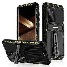 Luxury Aluminum Metal Cover Case 360 Degrees LK2 for Samsung Galaxy S23 Ultra 5G Green