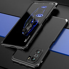 Luxury Aluminum Metal Cover Case 360 Degrees P01 for Xiaomi Mi 11X 5G Black