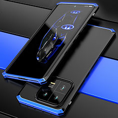 Luxury Aluminum Metal Cover Case 360 Degrees P01 for Xiaomi Mi 13 Pro 5G Blue and Black