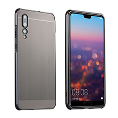 Luxury Aluminum Metal Cover Case A01 for Huawei P20 Pro Gray