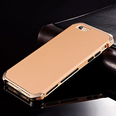 Luxury Aluminum Metal Cover Case for Apple iPhone 6 Gold