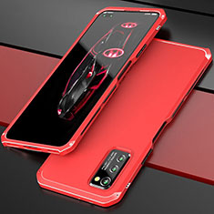 Luxury Aluminum Metal Cover Case for Huawei Honor View 30 Pro 5G Red