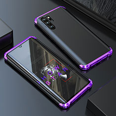 Luxury Aluminum Metal Cover Case for Huawei P30 Pro Purple