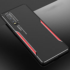 Luxury Aluminum Metal Cover Case for Oppo Find X2 Red