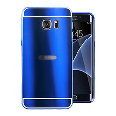 Luxury Aluminum Metal Cover Case for Samsung Galaxy S7 Edge G935F Blue