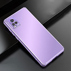 Luxury Aluminum Metal Cover Case for Vivo V20 Pro 5G Clove Purple