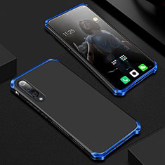 Luxury Aluminum Metal Cover Case for Xiaomi Mi 9 Blue and Black