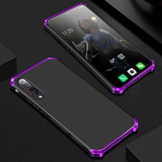 Luxury Aluminum Metal Cover Case for Xiaomi Mi 9 Lite Purple