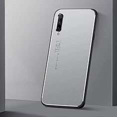 Luxury Aluminum Metal Cover Case M01 for Huawei P Smart Pro (2019) Silver